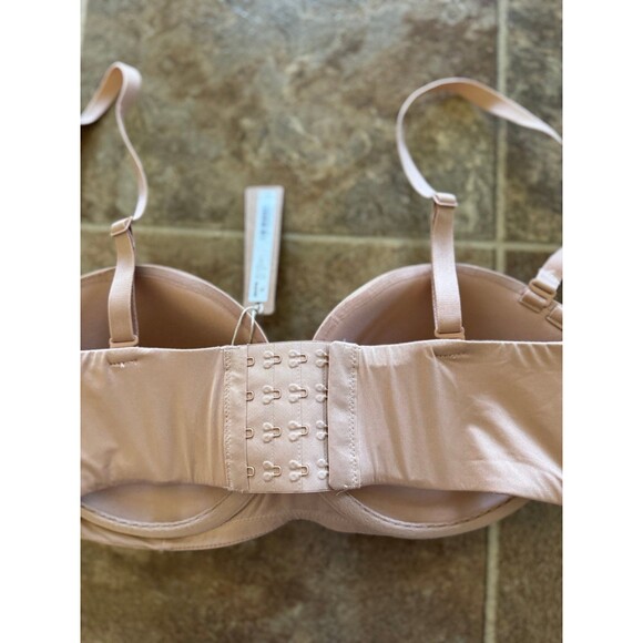 Skims Ultimate Strapless Pushup Bra Clay Size 36D - Picture 8 of 10